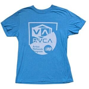 RVCA All In SS Tshirt Mens Lagoon Blue S